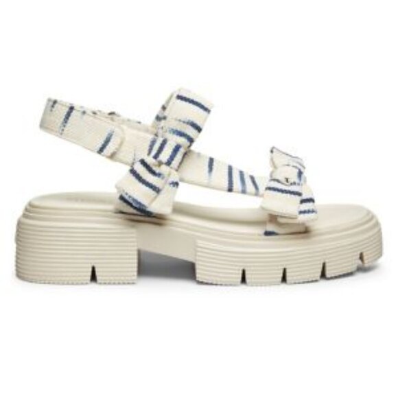 Stuart Weitzman Striped Sofia Nolita Sandal - Size 7 - Picture 2 of 9